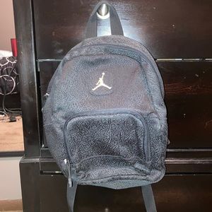 Kids black Jordan bookbag